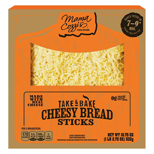 Mama Cozzi's Pizza Kitchen Cheesy Breadsticks, 18.75 oz